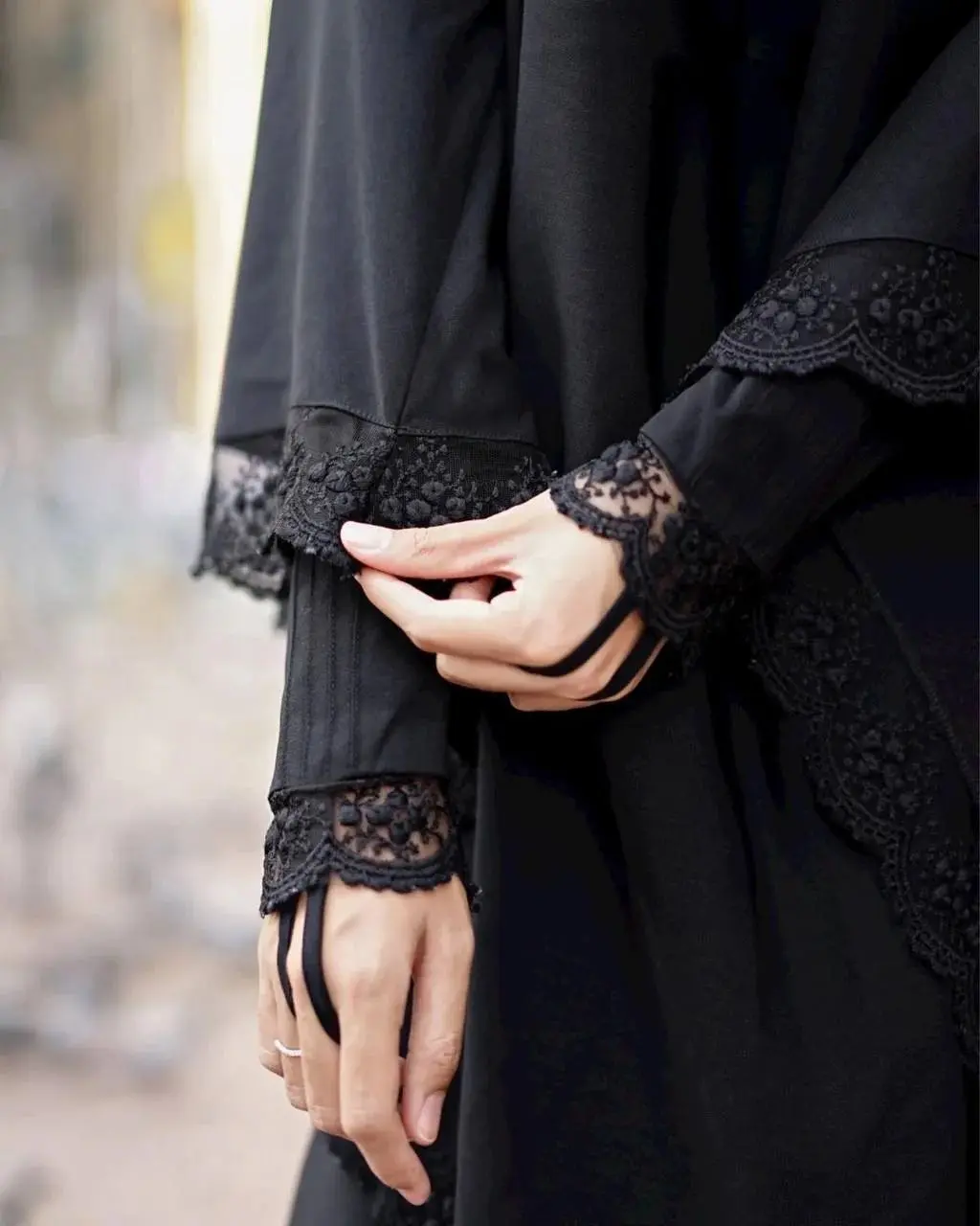 Jubah Abaya Ren Phía Trước Cắt Rời, Zip Xếp Li, Cộng Với Kích Thướ, Cao Cấp, Sang Trọng, Hồi Giáo, Thổ Nhĩ Kỳ, Ả Rập, Hồi Giáo, Dubai