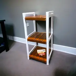 Rak Rice Cooker Dan Dispenser Rak Susun 3 Serbaguna Kayu Mahoni Anti Rayap Tahan Lama Cocok Untuk Rumah Kantor Dan Tempat Komersial