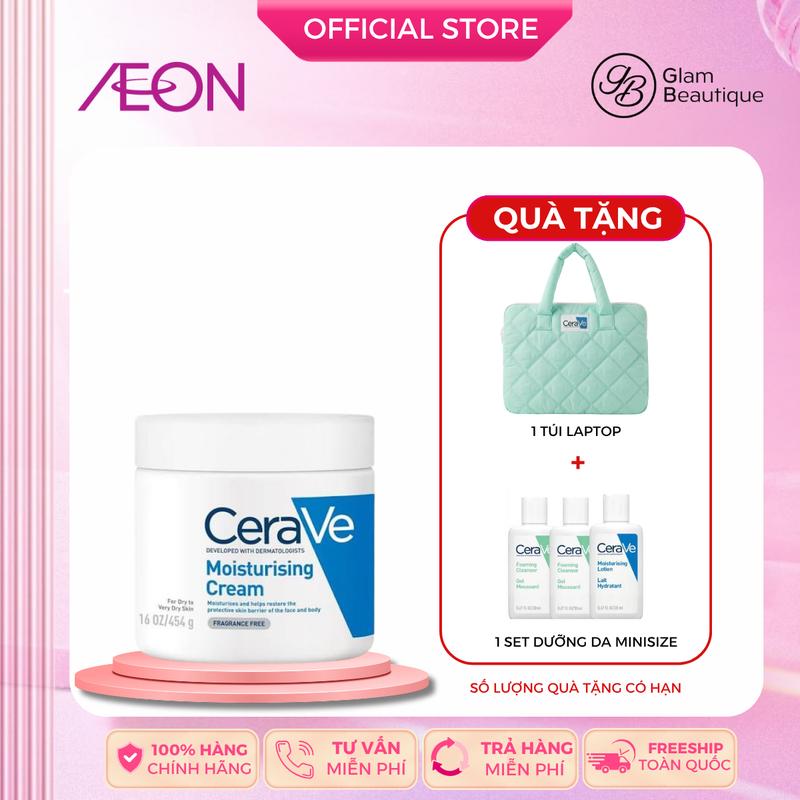 Kem Dưỡng Ẩm CeraVe Cho Da Khô Đến Rất Khô 340g / 454g Glam Beautique