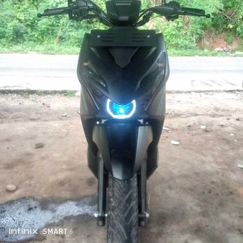 Product Review of PAKET BUNDLING Lampu Utama Biled CR7 C2 Gen 2 Original Golden Shell Blue Lens Plus Devil Eye Premium Biled Flat Cut High Low from {**l b**™ 🕳** 0