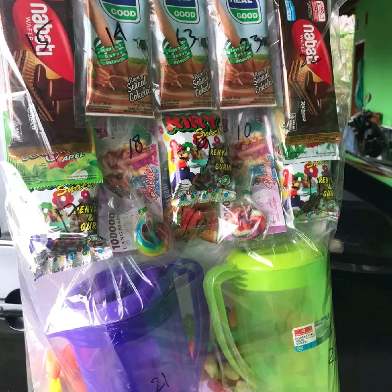Cabutan balon berhadiah rp500 isi 100pcs..TK 2