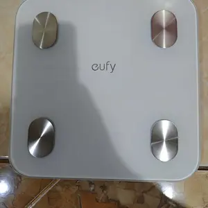 Eufy Weighing Scales for Body Weight, Digital Bathroom Scales with Bluetooth, Body Fat Scales, 12 Measurements, Weight/Body Fat/BMI, Fitness Body Composition Analysis, Black, lbs/kg, Smart Scale A1 - T9120