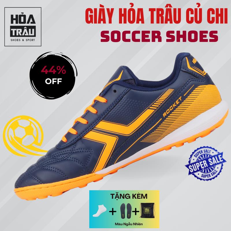 [Tặng kèm vớ, túi đựng giày] Giày Đá Bóng Sân Cỏ Nhân Tạo, Trong Nhà Hỏa Trâu Hàng Việt Nam Chất Lượng Cao Đá Banh Sport Sneaker