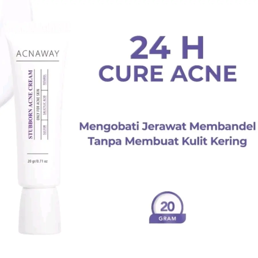 Acnaway Stubborn Acne Cream Totol Jerawat