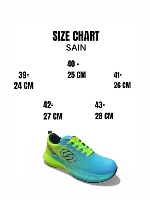 SAIN Sepatu Sneaker Running  Original Sepatu Olahraga Sepatu Joging Sepatu Casual Sporty Anti slip dan enteng