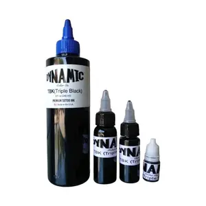 Promo new year tinta Dynamic Color Co. Tinta Tato Dynamic TBK Triple Black 15ml Tinta Profesional Hitam Berkualitas Tinggi Tubuh Tatto Temporary ink melab temporer