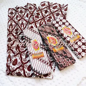 Obral 3 Pcs Kain Jarik Batik Putih Dinar Hadi Bawahan Kebaya Kain Batik tradisional Tapih Putih Jarik Melahirkan Kebaya Wanita