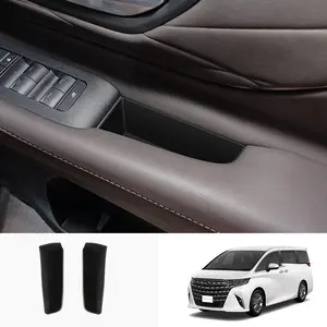 For Toyota Alphard/Vellfire 40 Series 2023+ Car Front Door Inner Armrest Silicone Storage Box Interior Spare Parts