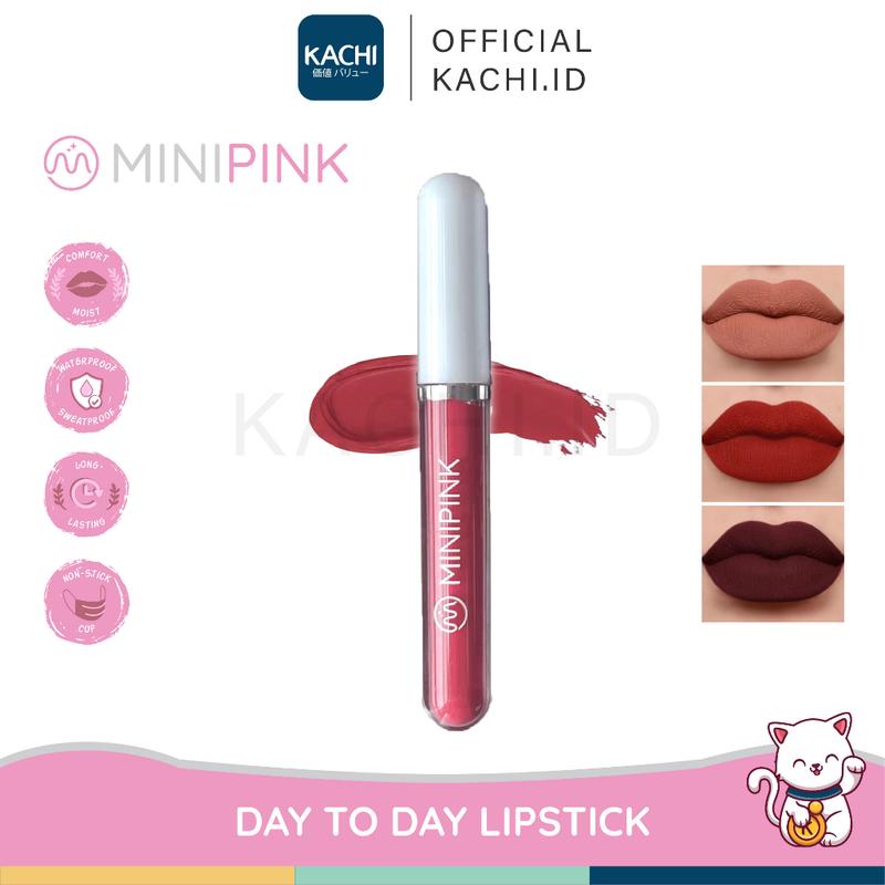 KACHI - TEAYASON MINIPINK Transparent Long Wearing Tube Lip Gloss Lipstick Moisturizing Waterproof Lip Glaze Original Termurah TE009 4