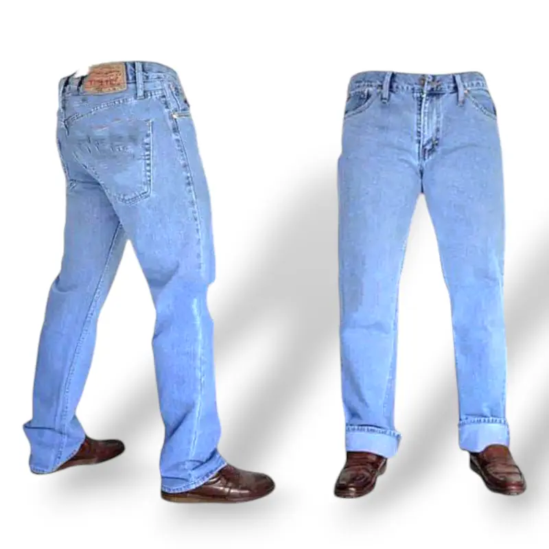 CELANA JEANS PRIA JUMBO / CELANA JEANS UKURAN BIGSIZE / CELANA Uk. 28 s/d 52 Hitam Denim 2