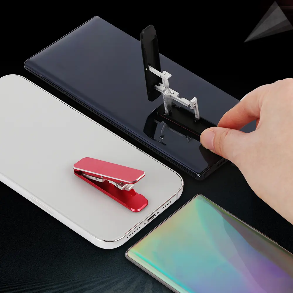 Folding Telescopic Plastic Phone Holder Smartphone Grip Gife Back Sticker Ring  Stand