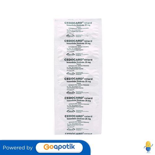 CEDOCARD RETARD 20 MG STRIP 10 TABLET