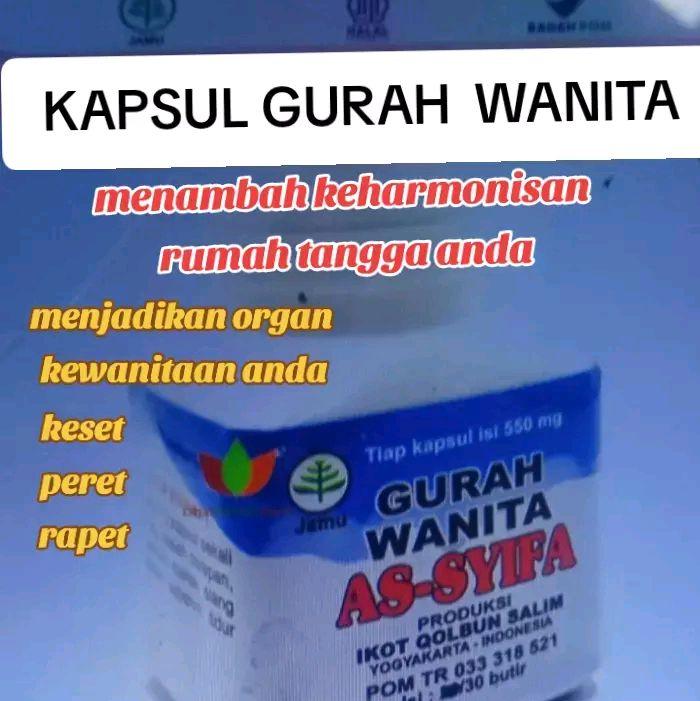 As Syifa Gurah Wanita 30 Kapsul - Jamu Herbal untuk Keputihan Abnormal, Bau Tak Sedap, Gatal, dan Becek di Daerah Kewanitaan - Feminine, Manjakani, Wangi
