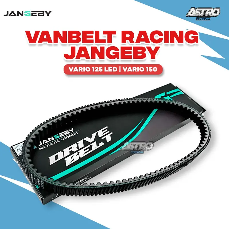 Vanbelt Jangeby Vario 125 150 PCX ADV Stylo 160 Beat Scoopy Genio FI ESP Nmax 155 Aerox Lexi 125 Vbelt Belt Belting Upgrade Astrocustom CVT Racing 1