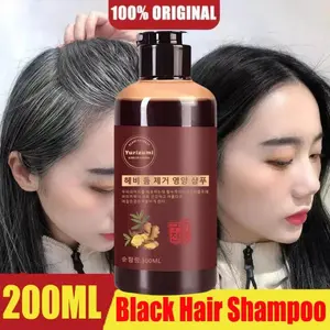 Shampoo Herbal Penghitam Rambut - Cocok Uban, Alami & Tahan 300ml