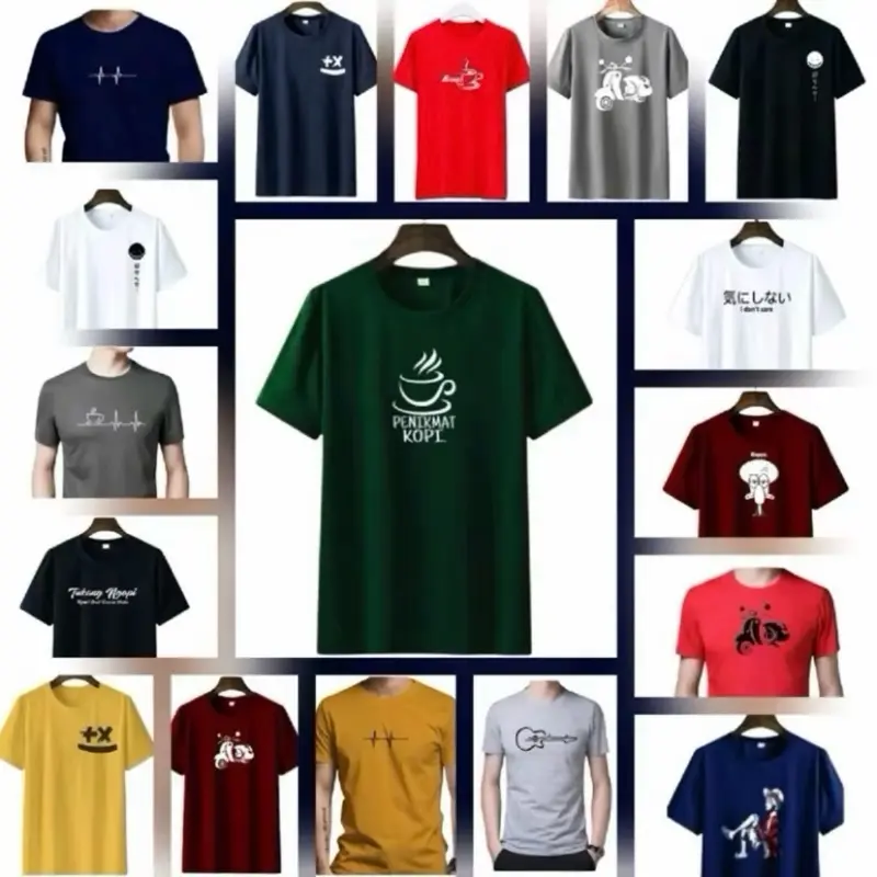 Paket 100rb Dapat Setelan 3 Kaos + 3 Celana Chino Pendek Pria Dewasa Distro 2