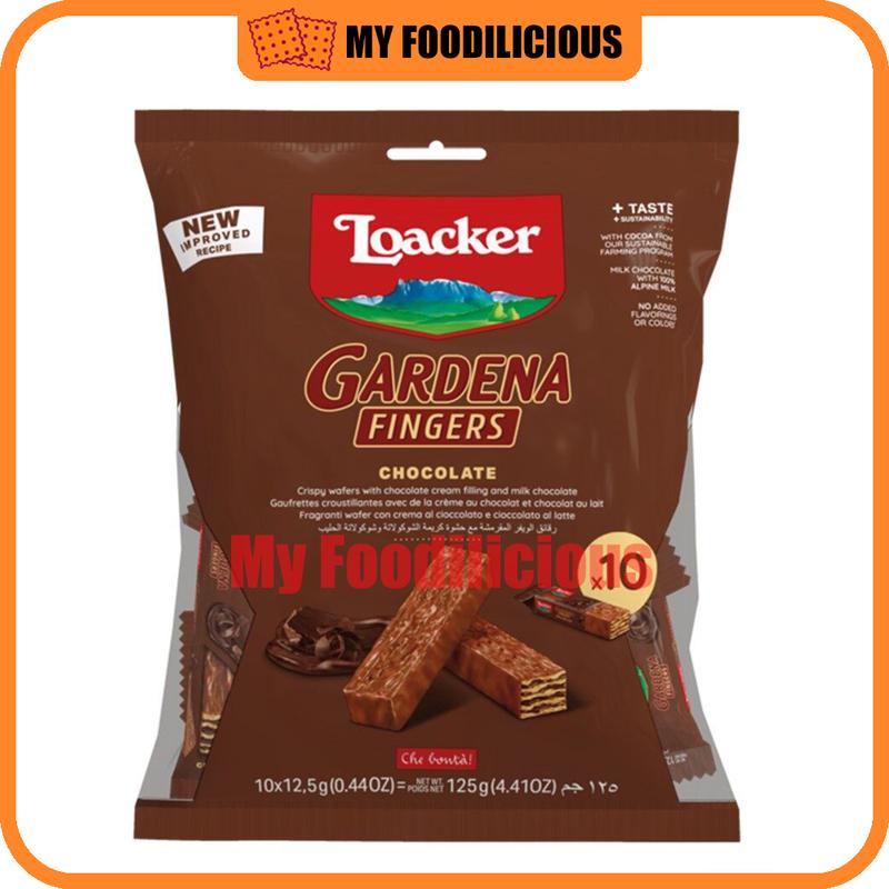 Product Introduction of <SG Ready Stock>Loacker Gardena Fingers Biscuit Hazelnut/Coconut/Chocolate 125g snack 1