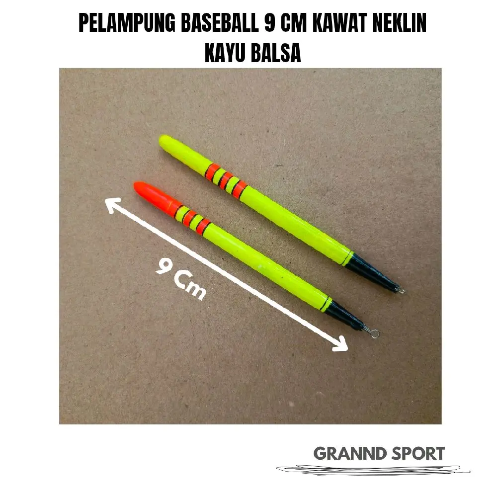PELAMPUNG/KAMBANGAN/KUMBUL BASEBALL KAYU BALSA RINGAN