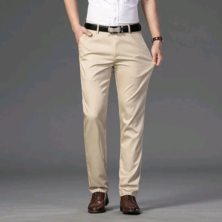 ALVINO-CELANA FORMAL BAHAN Hitam Kerja Kantor Slim Fit  panjang pria Celan Slimfit 0