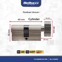 Gambar Bellucci Cylinder Kunci Pintu Rumah 60mm TT-ET Kunci Silinder Kuningan Teknologi Self-Lubricating - BLC-60MM-TT-ET-TN dari ONASSIS BELLUCCI OFFICIAL Kota Tangerang 3 Tokopedia