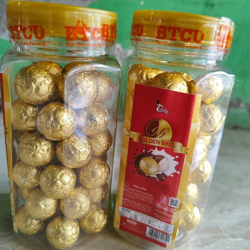 Biskuit Snack Golden Ball Makanan Cemilan Cookies - Toples, Food 3