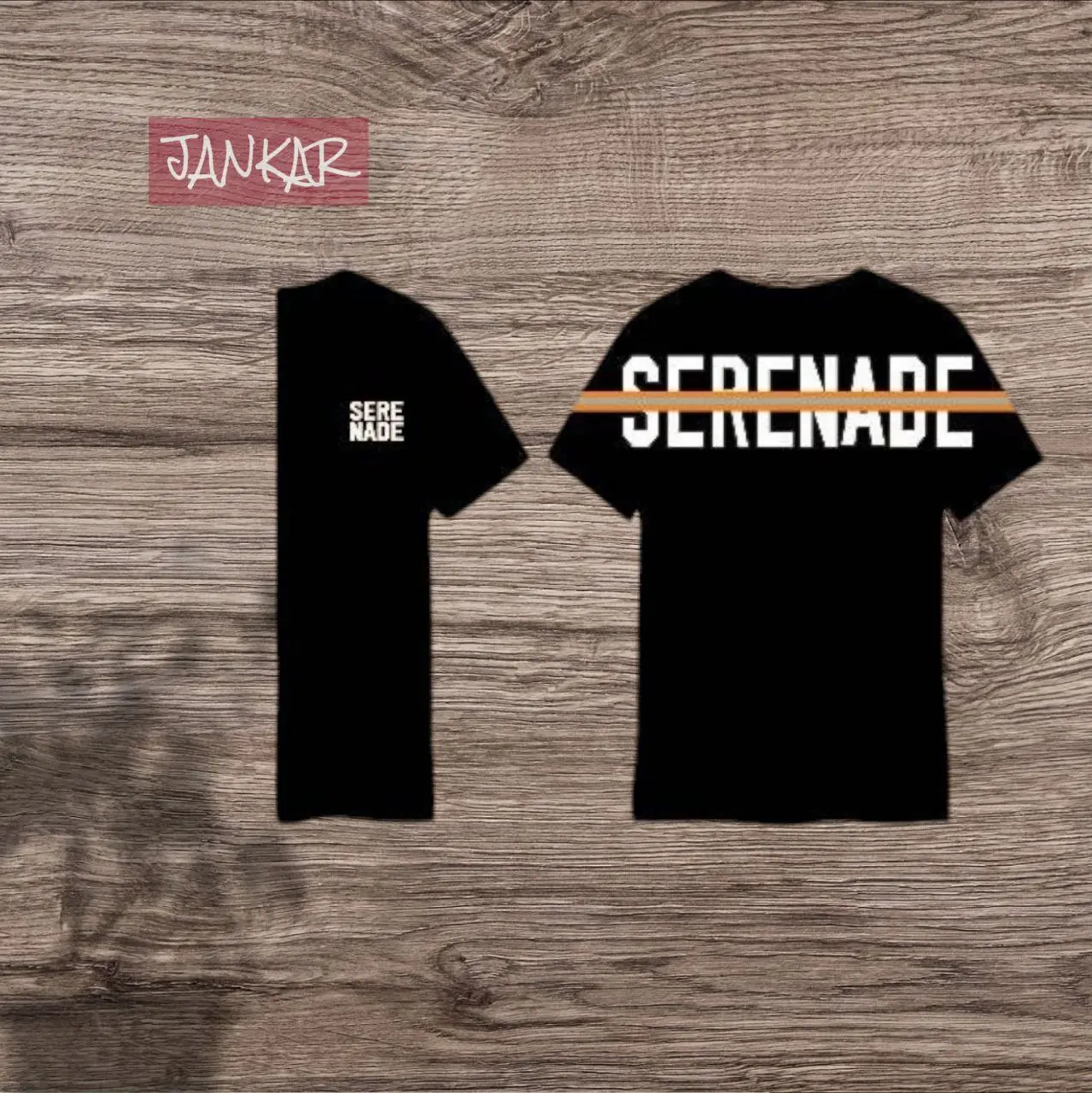(BISA COD) KAOS ANAK KAOS DISTRO ANAK LENGAN PENDEK UNISEX LAKI-LAKI PEREMPUAN MOTIF SERENADE USIA 2-11 TAHUN