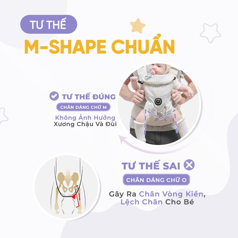 Địu Trợ Lực U8 Ultra Mesh Jumysie Cao Cấp – Vải Flyknit 5D Siêu Thoáng, Khóa Fitgo Thông Minh | BigBuy360 - bigbuy360.vn