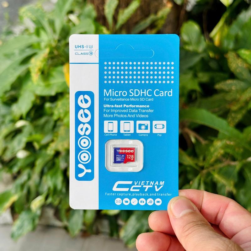 Thẻ Nhớ YOOSEE 128GB/64GB/32GB Tốc Độ Cao,Chuyên Dụng Cho Camera Wifi, Điện Thoại, Thiết Bị Điện Tử Chính Hãng Chuyên Dụng