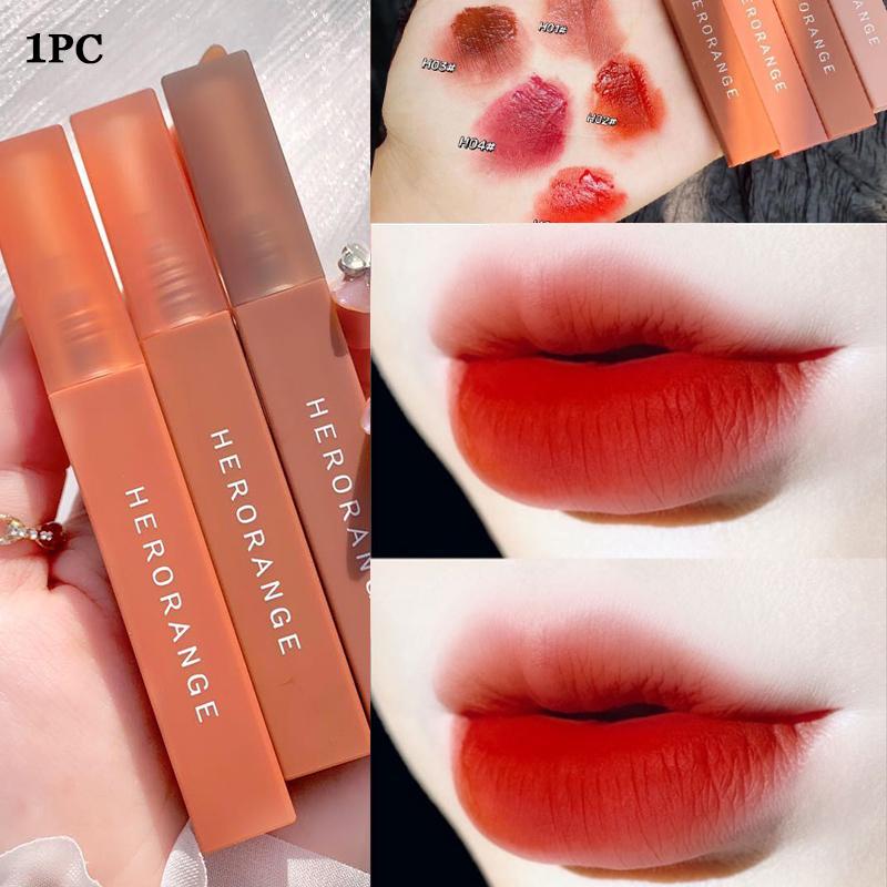 Son Môi Dạng Lỏng, Không Thấm Nước, Hoàn Thiện Lì Lâu Trôi, Ống Vuông, Mỹ Phẩm Làm Đẹp, Gợi Cảm, Mỹ Phẩm