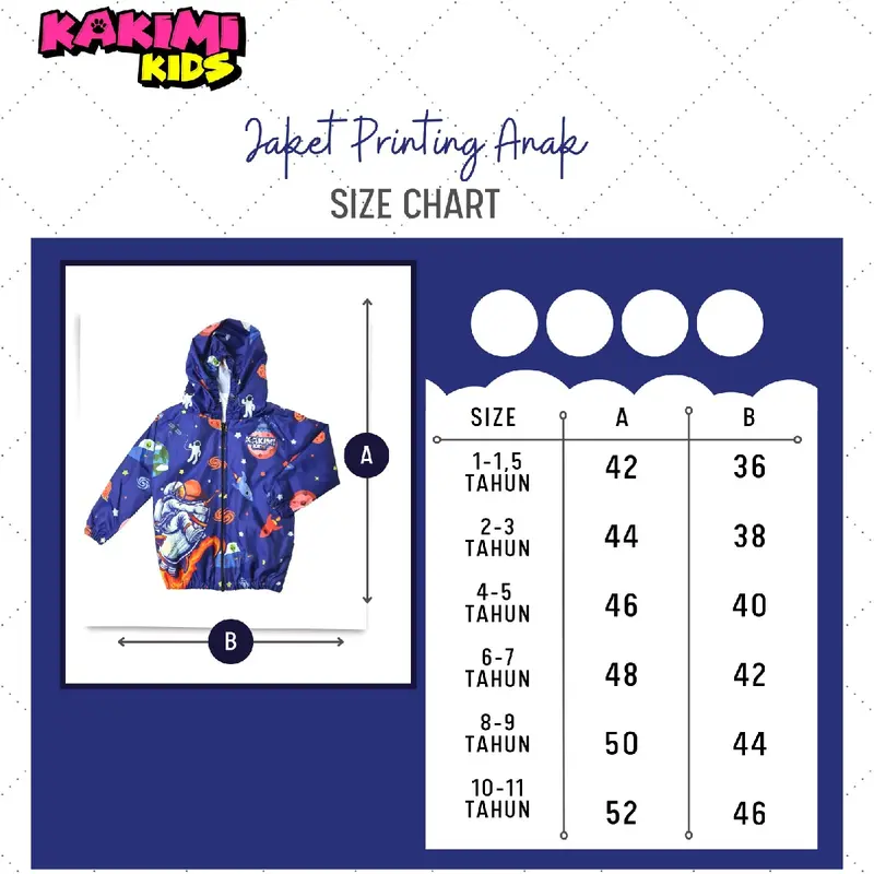 JAKET PARASUT ANAK "ASTRONOUT" FULL PRINTING Santai 7
