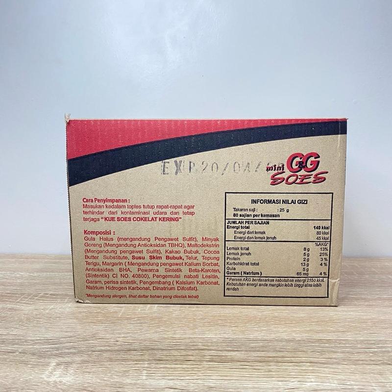 SOES KERING COKLAT MINI GG BERAT 2 KG SUS COKELAT 5