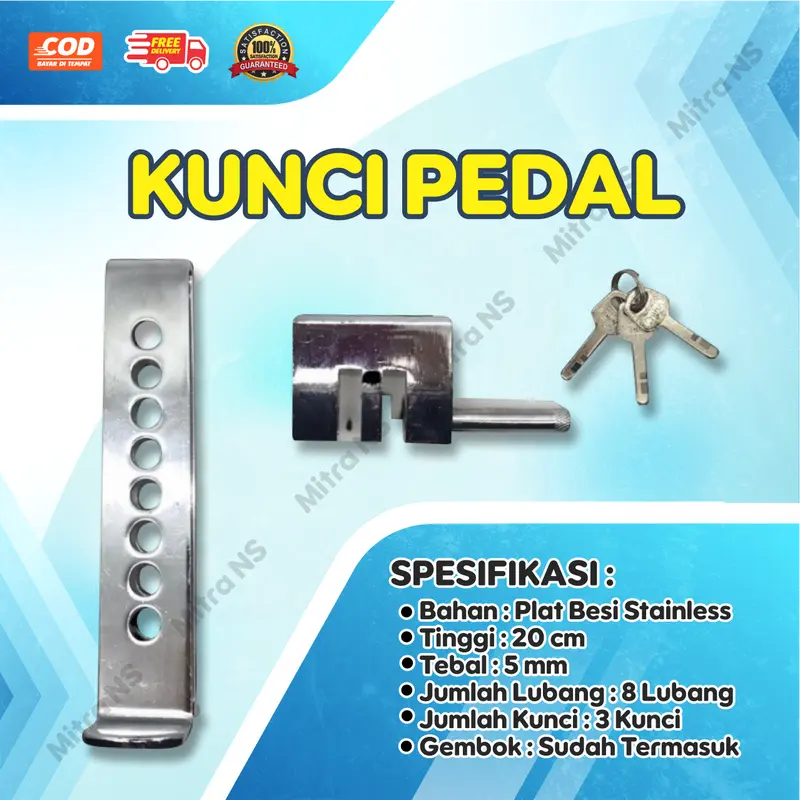 Kunci Pedal Mobil Anti Maling Matic dan Manual Semua Merek Tipe Mobil 5