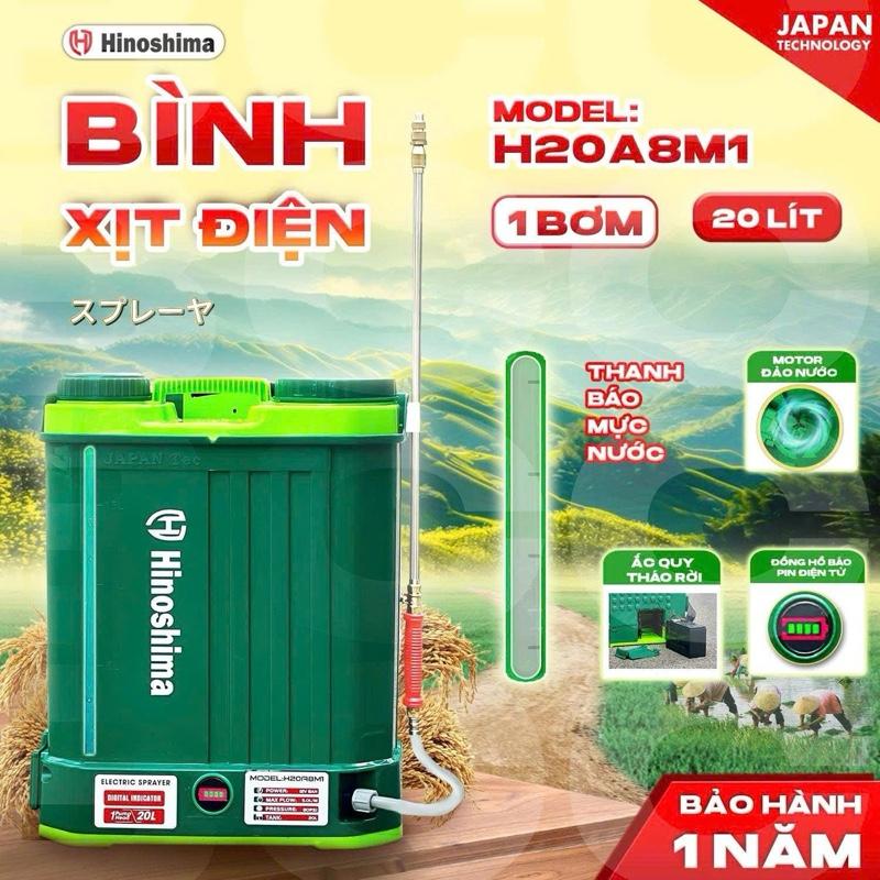 Bình xịt điện Hinoshima 1 Bơm/Đảo Thuốc model H20A8M1