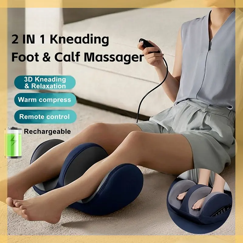 Foot Leg 2 in 1 Massager Machine Feet Massage Kneading Heating Massager Father's Day/Mother's Day/CNY Gifts