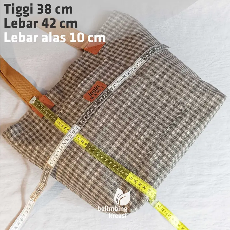 Tas Perlengkapan Bayi Khas Jogja Model Totebag Wanita Diapper Bag Nappy Bag Kanvas TSW TPB 01 2
