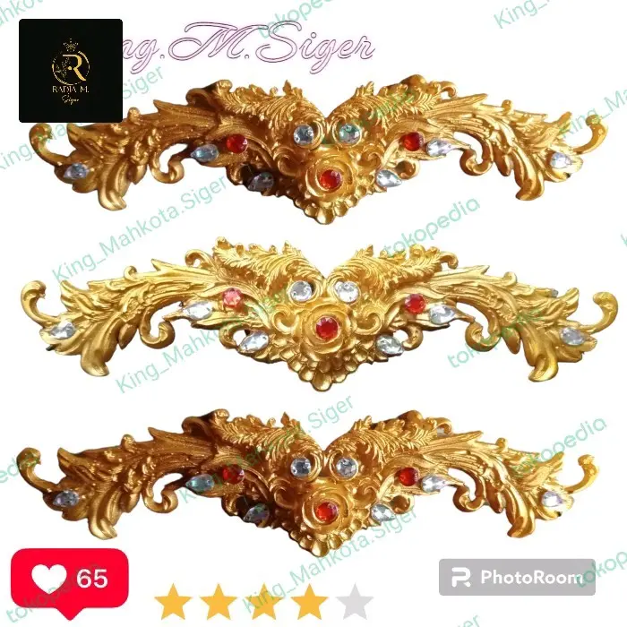 Siger Tari Jaipong - Aksesoris Tari Pengantin Diamond Elegan Manik