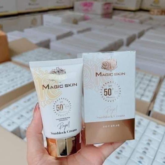  Kem chống nắng magic skin size to 50ml dưỡng da 