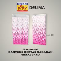 Gambar DELIMA Kantong Kertas Makanan Food Grade 1 Pack isi 100 pcs 11x8x24 cm - 100 Pcs - Polos dari Kiky Stationery Kota Surakarta 4 Tokopedia