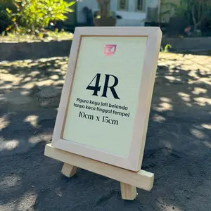 FRAME PIGURA KAYU JATI BELANDA 4R 10x15CM