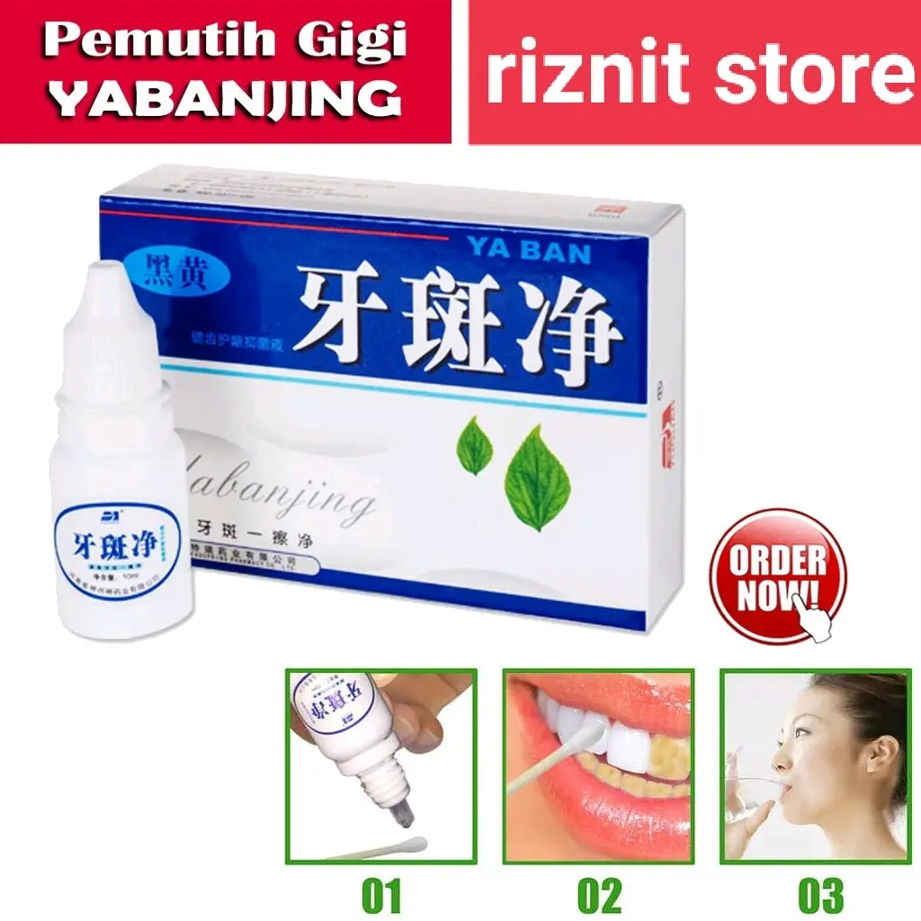 PAKET HEMAT 3 PCS [ COD ] YABANJING PEMBERSIH & PERONTOK KARANG GIGI, PEMUTIH GIGI KUNING PERMANEN INSTANT DAN AMAN Memutihkan Mulut Gusi Pembersihan Perawatan