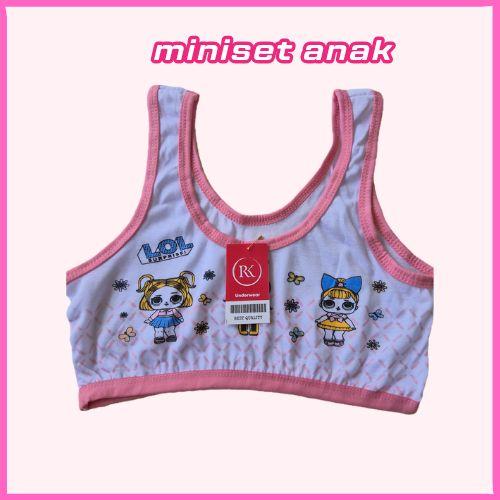 ISI 3PCS/MINISET MOTIF ANAK REMAJA SD/SMP BRA MINISET REMAJA FASHION KEKINIAN Perempuan Cantik