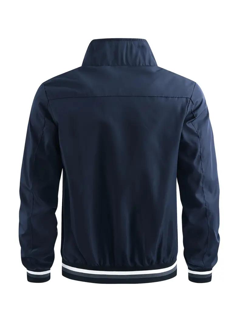 Product Introduction of Men's casual stand collar collar jacket regular version of the academy fashionable trench coat Spring and Autumn 7