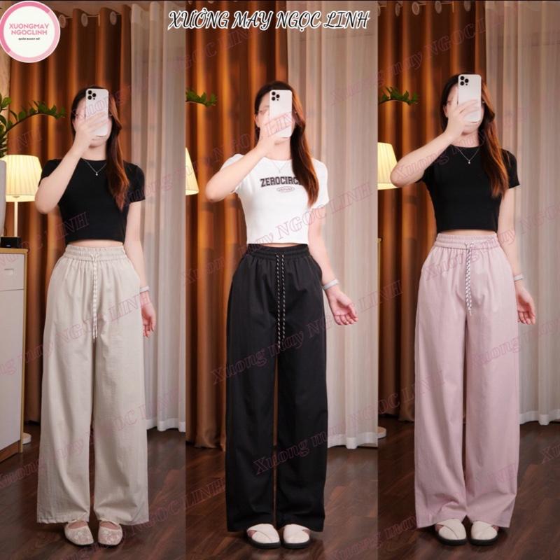 Quần Kaki Gió Hàn - Có Phiên Bản Cho Nấm Quần Ống Suông Kaki Cạp Cạp Cao Hack Chân Siêu Hot_10