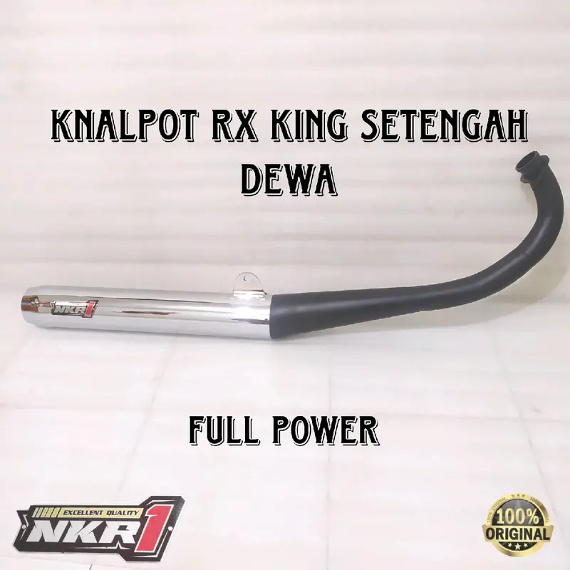 Knalpot Rx King Setengah Dewa Full Power Pedes Original NKR1 Excellent Quality Motorcycle Mesin 0