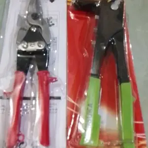 Gunting Holo / Gunting Baja & Tang Rivet / Tang Ripet PAKET TANG RIVET 2 PCS - TANG RIVET  bonus GUNTING BAJA RINGA tANG RIVET MURAH 9,5 INCH TANG RIPET MURAH MERIAH TANG ALUMINIUM STANG ALMINI ETALASE ) Gunting baja ringan seng plat galvalum galvanis