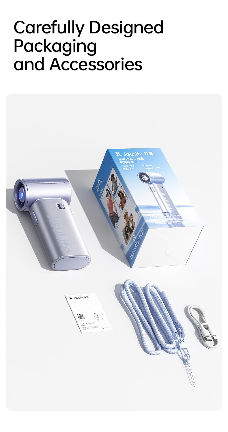 【NEW】Handheld Fan 9S LED Display Mini Portable Jet Fan Rechargeable USB Fans With 5 Gears Strong Wind Suitable For Summer Outdoor Camping 【NEW】Handheld Fan 9S LED Display Mini Portable Jet Fan Rechargeable USB Fans With 5 Gears Strong Wind Suitable For Summer Outdoor Camping