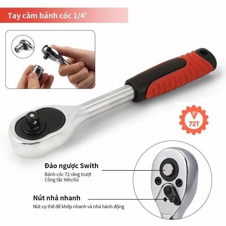 Bộ Dụng Cụ Sửa Chữa Đa Năng 46 Chi Tiết - TIẾT KIỆM - TIỆN LỢI - HIỆU QUẢ 3