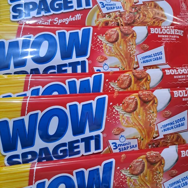 WOW SPAGETY SIAP SAJI RASA MANTAP HARGA EKONOMIS RP,4000 3