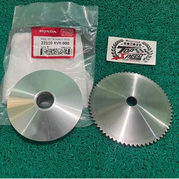 PULLEY CUSTOM BEAT KARBU SCOOPY KARBU PULLEY KVY BUBUT DERAJAT KEROK JALUR 1