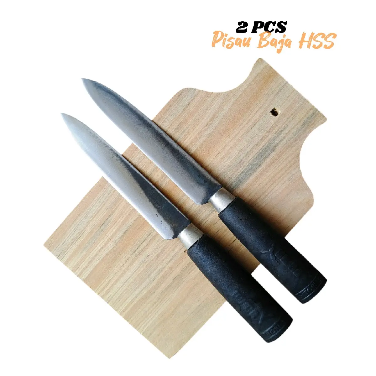 PROMO 2 Pcs Pisau Dapur Baja HSS Pisau Daging Ukuran 25 cm Kitchenware